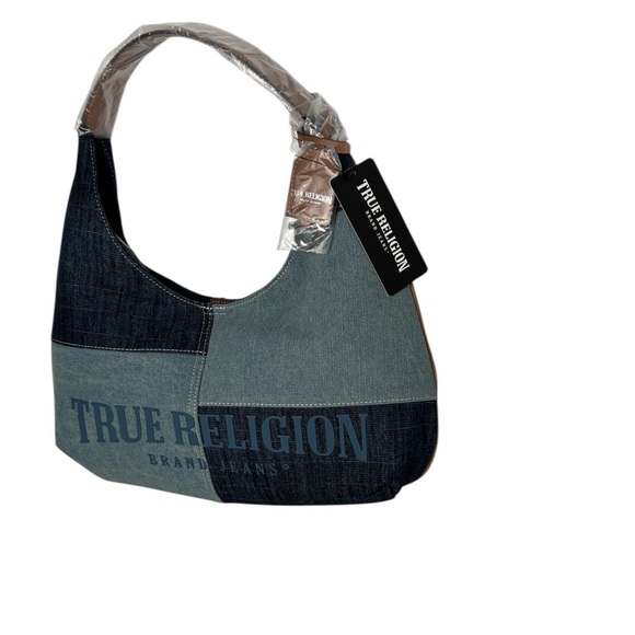True Religion Denim Patchwork Hobo Bag - Picture 7 of 11